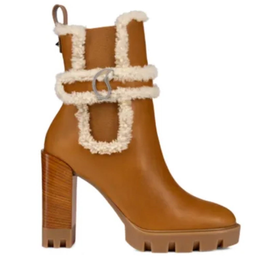 CHRISTIAN LOUBOUTIN Chelsea Lug Boots 100
